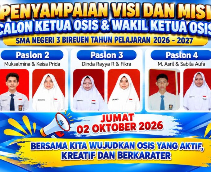 Pemilihan Calon Ketua Osis & Wakil Ketua Osis